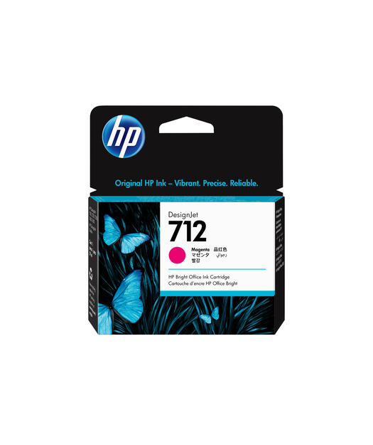 HP 3ED68A 712 29-ml Magenta DesignJet Cartridge