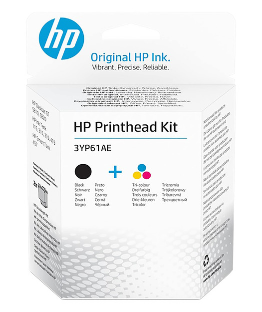 HP 3YP61AE Tri-color/Black GT Printhead