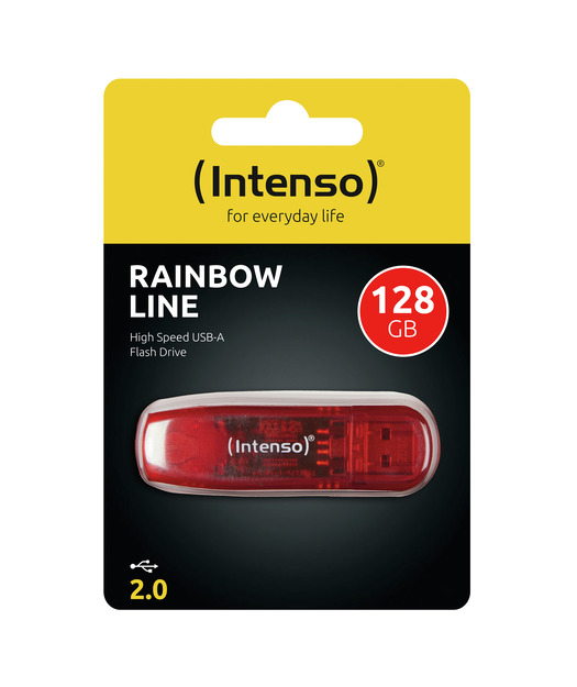 Intenso USB 2.0 128GB Rainbow Line Bellek