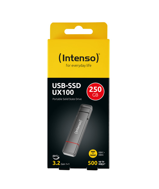 Intenso External USB-SSD 250 GB UX100
