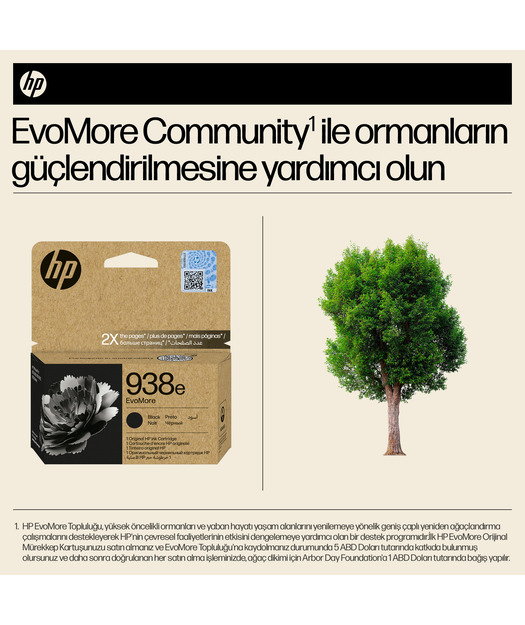 HP 4S6Y2PE EvoMore Siyah M.Toner (938e)
