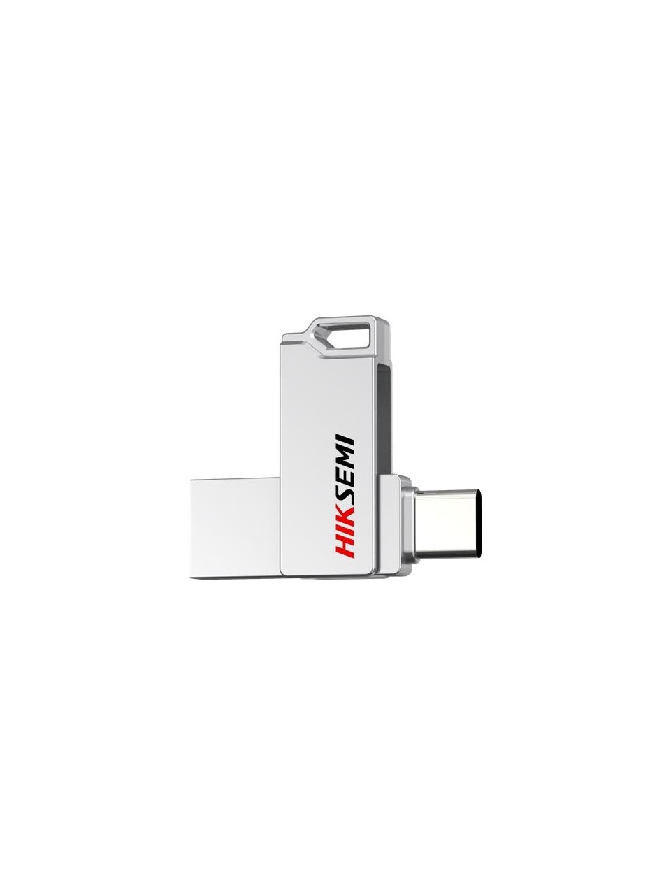 Hiksemi E327C USB 3.2 Dual 64 GB Taşınabilir Bellek - Gümüş