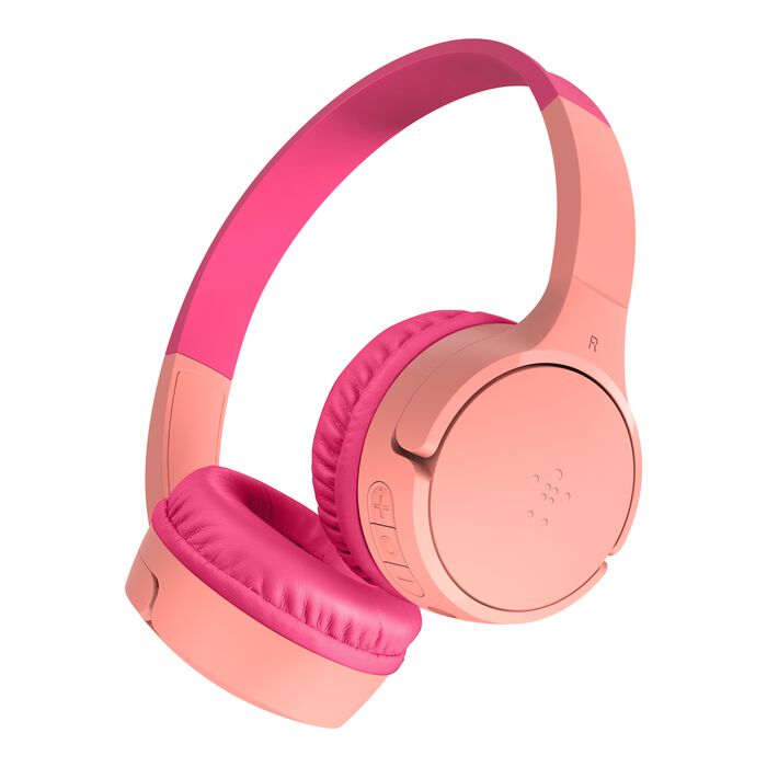 Belkin AUD002 SoundForm Mini Kablosuz Kafaüstü Çocuk Kulaklık-Pembe