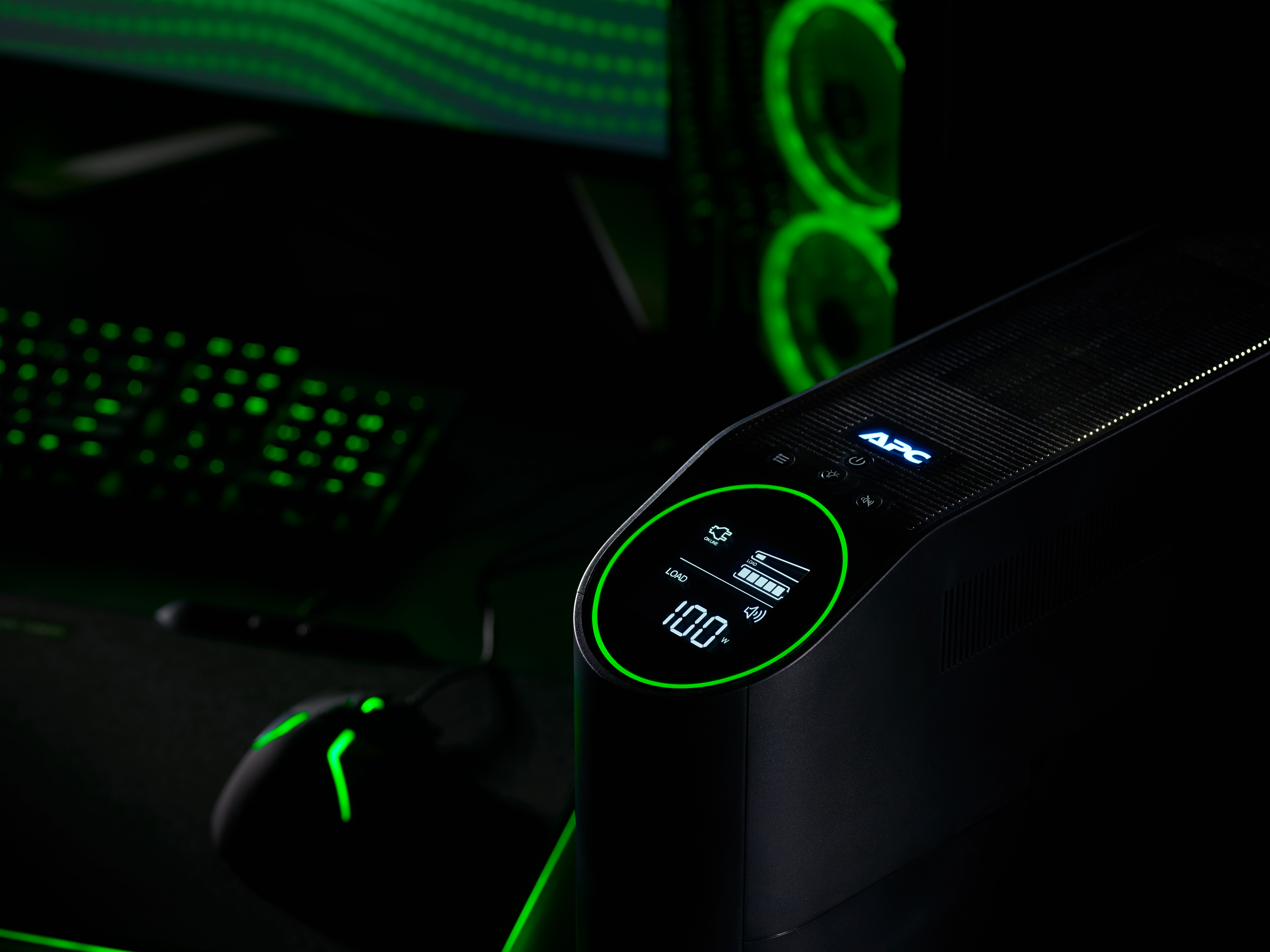 APC Back-UPS Pro 2200VA for Gaming Tower 230V 4x Schuko and 2x IEC C13 outlets