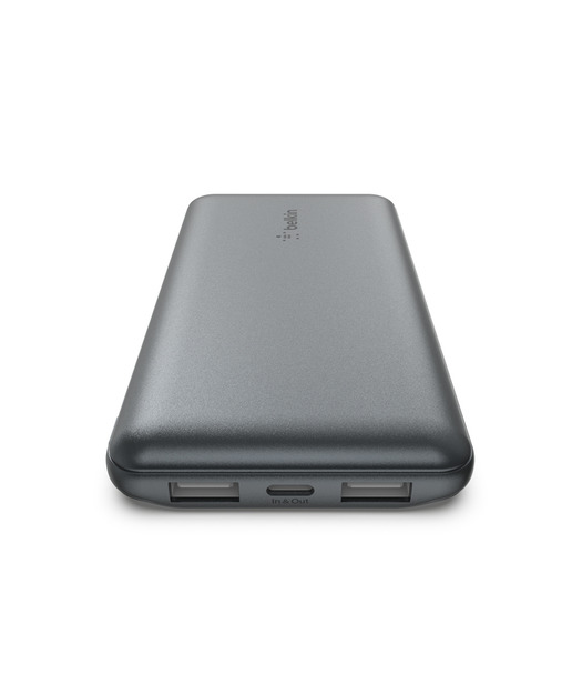 Belkin 10K Powerbank, USB-A & C 15W,Space gray