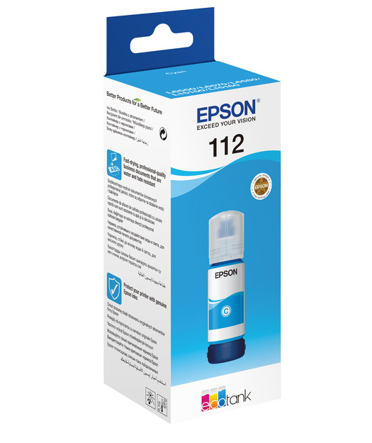 EPSON 112 ECOTANK CYAN INK BOTTLE