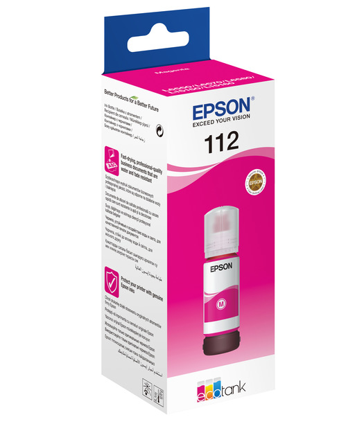 EPSON 112 ECOTANK MAGENTA INK BOTTLE