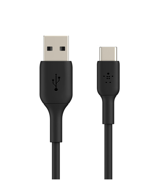 Belkin CAB001 BoostCharge 15W USB-A'dan USB-C'ye 1m  Data ve Hızlı Şarj Kablosu - Siyah