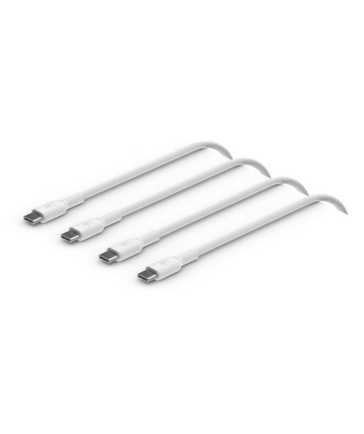 Belkin CAB003 BoostCharge 60W USB-C'den USB-C'ye 2li Paket Kablo - Beyaz