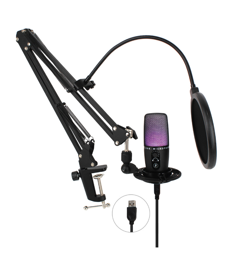 Dexim SME3 USB Kablolu RGB Mikrofon - DMK003