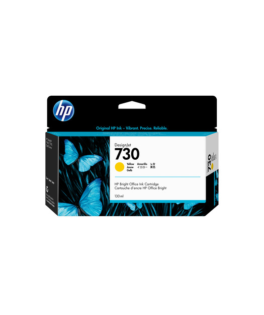 HP P2V64A 130 ml Sarı Mürekkep Kartuş (730)