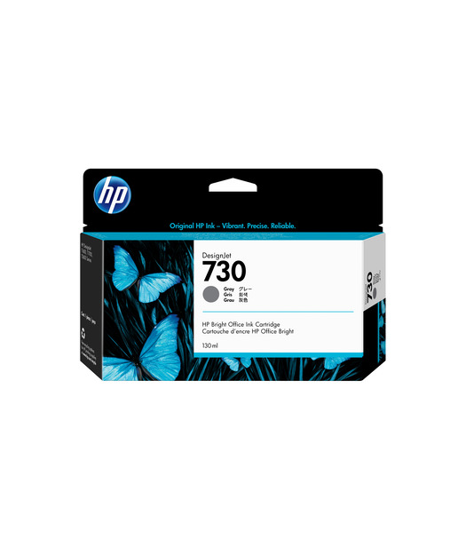 HP P2V66A 130 ml Gri Mürekkep Kartuş (730)