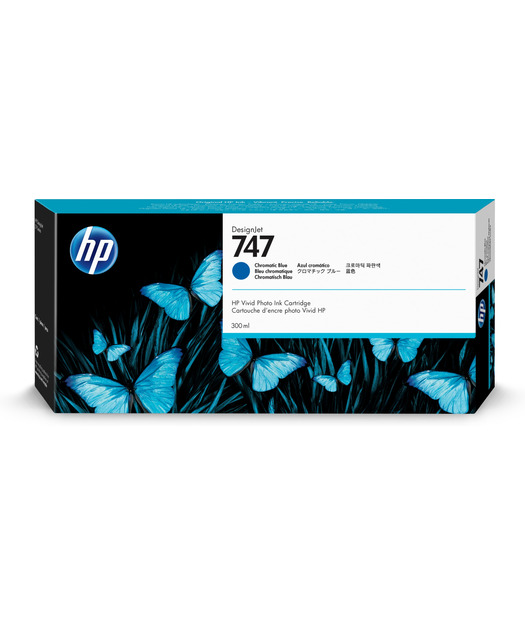 HP P2V81A Chromatic Blue Mürekkep Kartuş 300-ml (747)