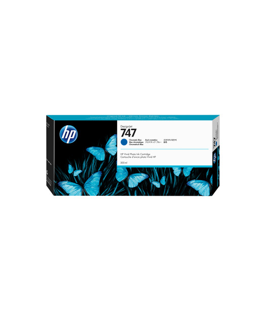 HP P2V81A Chromatic Blue Mürekkep Kartuş 300-ml (747)
