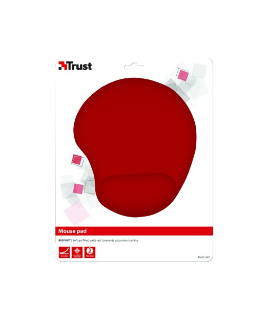 Trust 20429 Bigfoot Jel MousePad Kırmızı