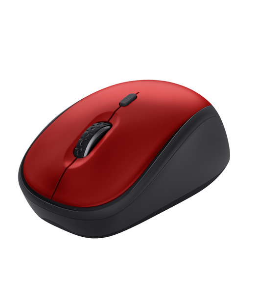 Trust 24550 Yvi+ Sessiz Kablosuz Mouse-Kırmızı