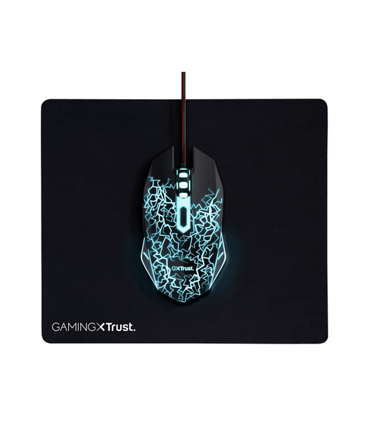 Trust 24752 Basic Mouse ve Mousepad-Siyah