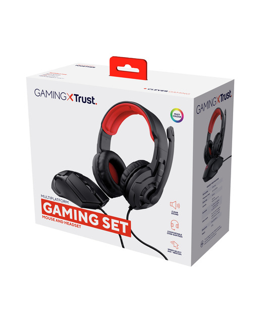 Trust  24761 2-IN-1 Gaming Set Kulaklık + Mouse - Siyah