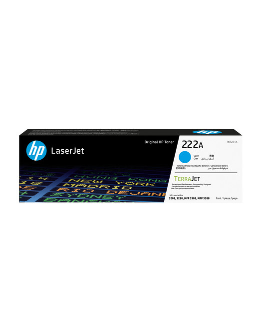 HP W2221A Cyan T.Kartuş(222A)