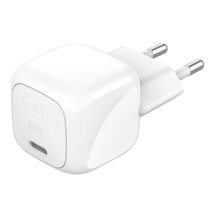 Belkin WCA008 Şarj Cihazı USB-C 30W PD & PPS Teknolojili - Beyaz
