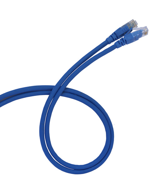 Cat6 U/UTP Patch Cord LSZH 0,5m Mavi