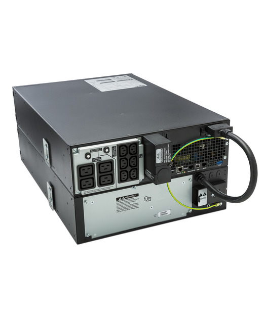 APC Smart-UPS On-Line, 5kVA, Rackmount 3U, 230V, 6x C13+4x C19 IEC outlets, Network Card+SmartSlot, Extended runtime, W/ rail kit