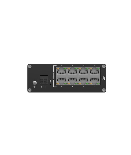 8 x 10/100 Mbps ETH port unmanaged PoE+