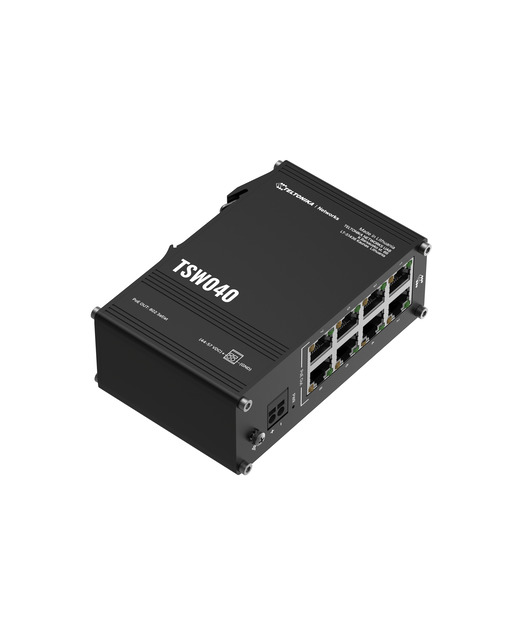8 x 10/100 Mbps ETH port unmanaged PoE+