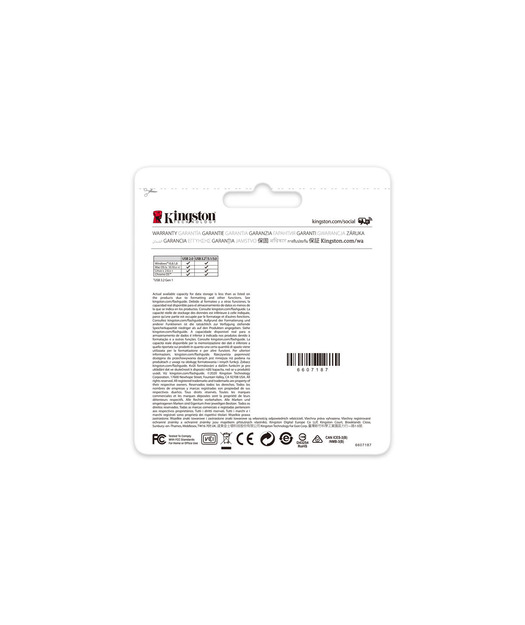 Kingston 64GB USB 3.2 Exodia DataTraveler Exodia (Black + Teal)