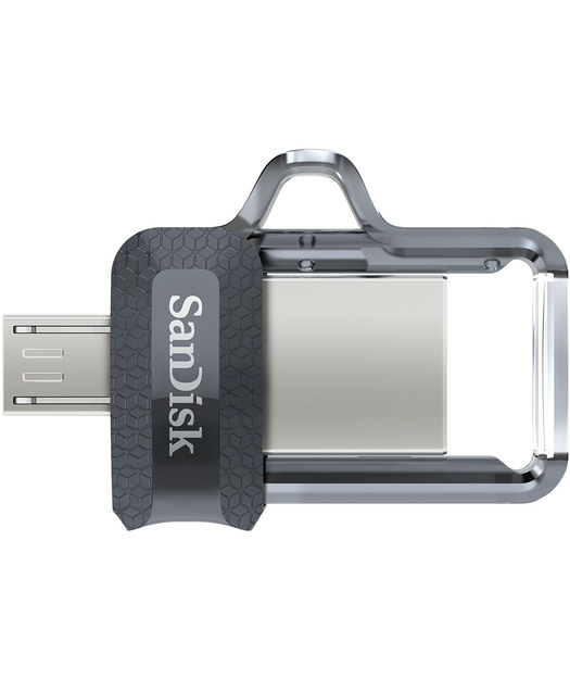SanDisk Ultra Dual Drive m3.0 64GB Grey & Silver