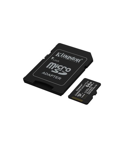 64GB microSDXC Canvas Select Plus Gen3 100MB/s A1 Card + Adapter