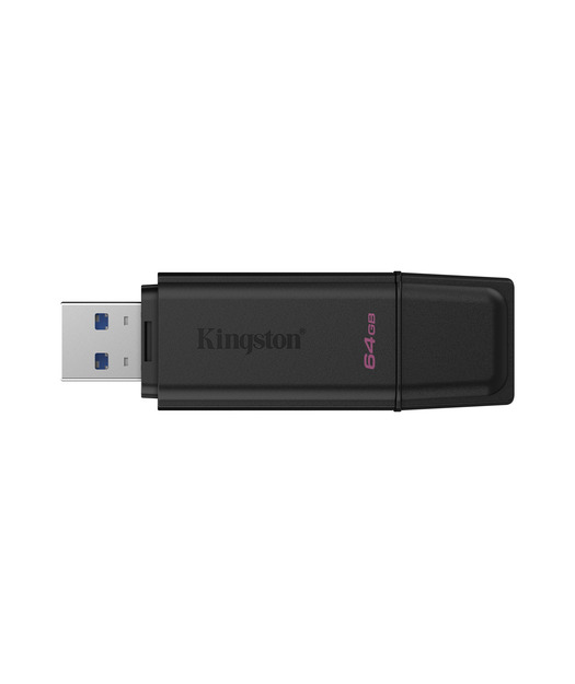 Kingston 64GB Portable USB 3.2 Gen 1 DataTraveler Exodia Black