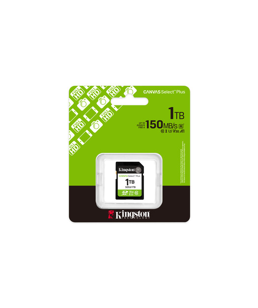 1TB SDXC Canvas Select Plus Gen3 150MB/s C10 UHS-I U3 V30