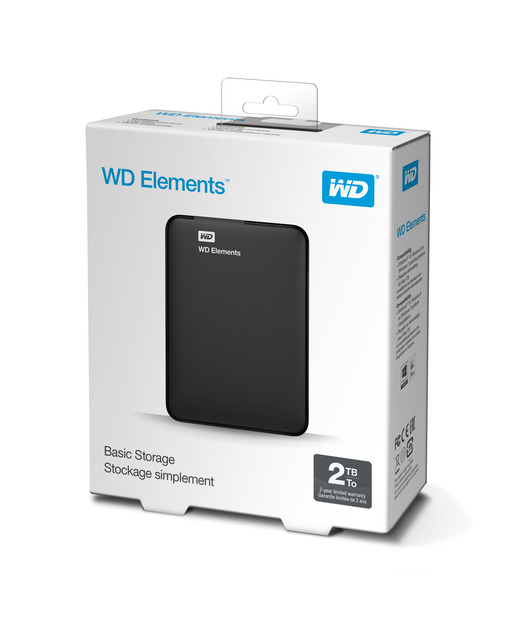 Western Elements USB 3.0 2.5" 2TB Taşınabilir Disk Siyah