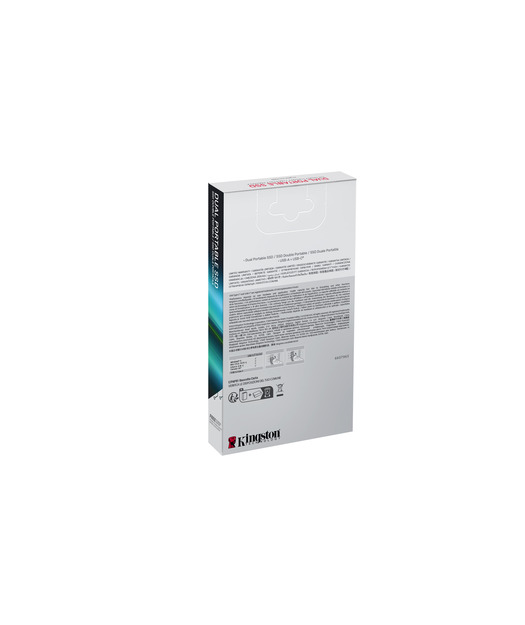 512GB Dual USB-A/C Portable SSD, Up to 1050MB/s USB 3.2 Gen 2